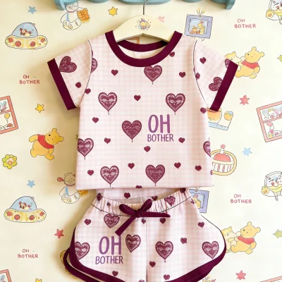 Wholesale Fast Delivery Kids Baby Clothes Bamboo Lounge Set Soft Loungewear Two Piece Comfy Casual Wear ODM Manufacturer Direct