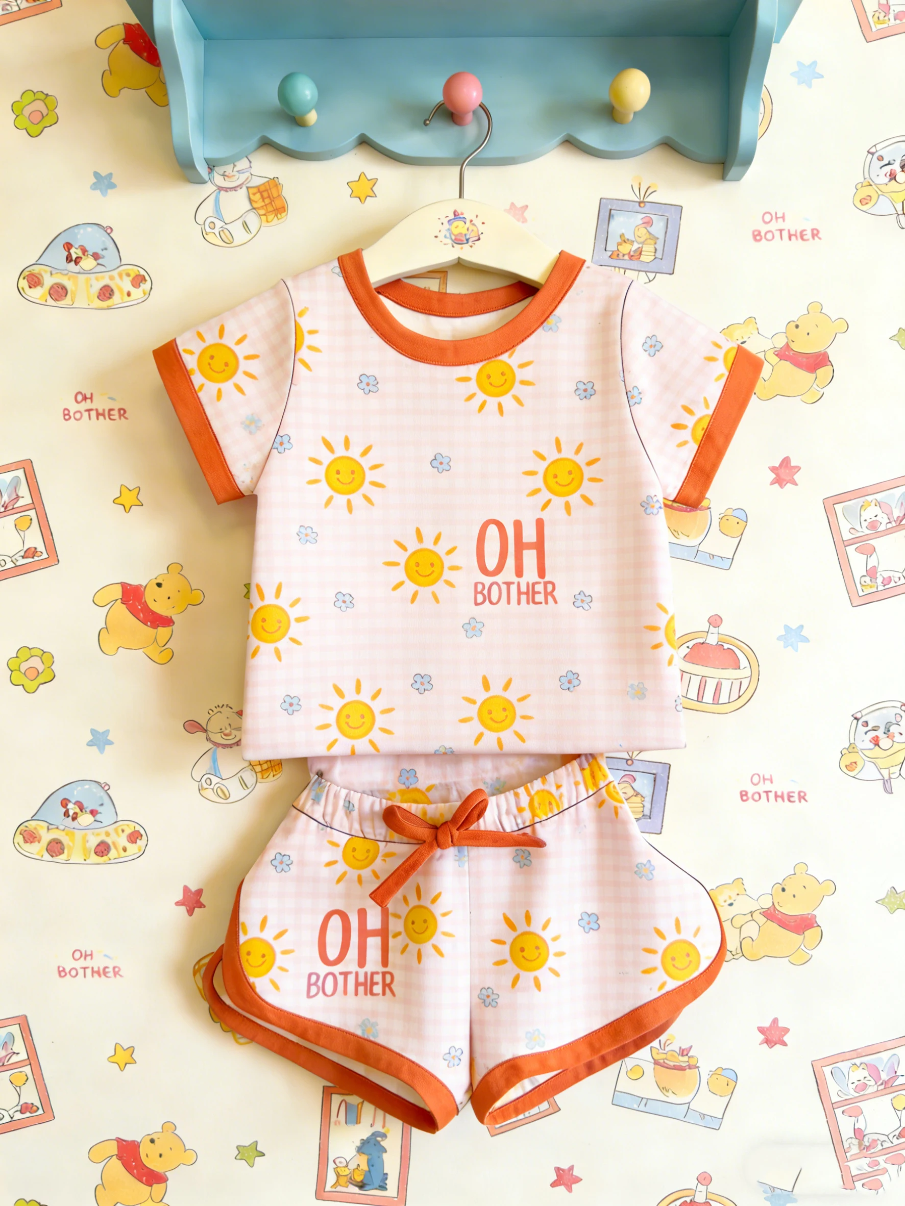 Soft Two Piece Baby Clothes Casual Wear ODM Manufacturer Direct Bamboo Lounge Set Kids Comfy Loungewear Wholesale Fast Shipping