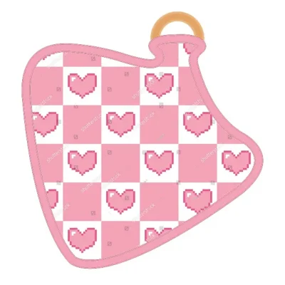 Environmentally Friendly 95% Viscose Bamboo+5% Spandex Baby Lovey Detachable Wood Ring for Newborn Baby Boy and Girls
