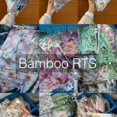 Mystery Bundle RTS Bamboo Random Print Wholesale Premium Kids Clothing Unisex Baby Pajamas