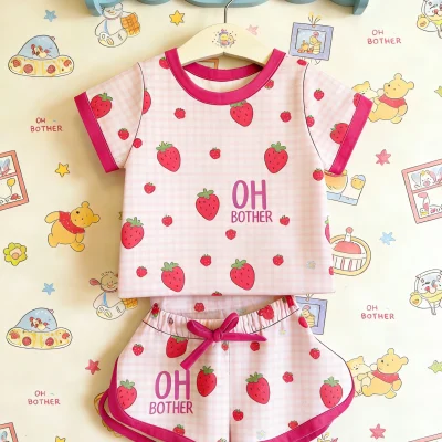 Delivery Fast Kids Two Piece Wholesale Bamboo Fiber Loungewear Baby Clothes Soft Casual Wear Comfy ODM Manufacturer Premium