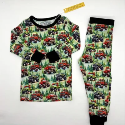 Eco-Friendly Bamboo Baby Two Pieces Set Buttery Soft Baby Clothes for Toddlers Enfants Non-Irritating Clothing
