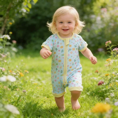 Premium Baby Shortie Soft Infant Sleepwear Wrinkle Resistant Kids Clothes Ultra Breathable for Daily Wear Baby Clothing