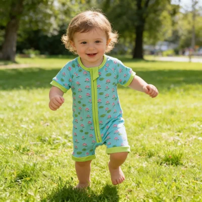 Lovely Baby Short Romper Breathable Fabric Newborn Bodysuit Soft Infant One-piece Outfit for Baby Girl