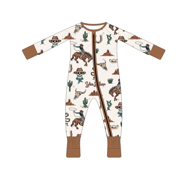 Bulk Wholesale Bamboo Baby Pajamas Christmas White-Label Manufacturing Factory-Pricing