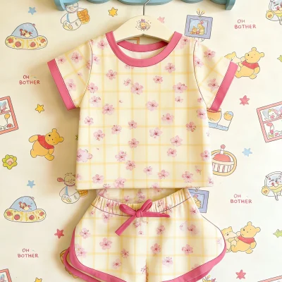 Infant Baby Clothes Bamboo Lounge Set Kids Soft Two Piece Relax Wear Comfy Loungewear ODM Manufacturer Direct Fast Delivery