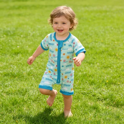 Adorable Printed Baby Short Romper Cozy Newborn Onesie Lightweight Infant Bodysuit for Baby Girls