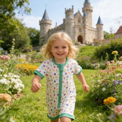 Buttery Soft Baby Shortie Anti Wrinkle One Piece Gentle Breathable Fabric for Newborns