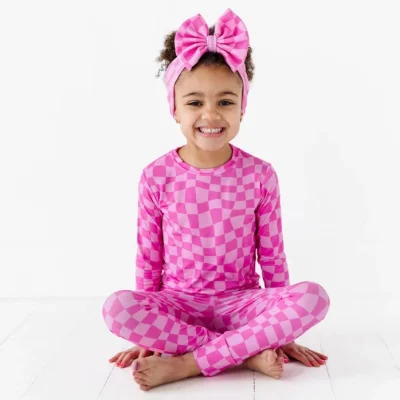 Hot Sale Bamboo Baby Sleepwear Newborn Pajamas Set Toddler Jumpsuit Wholesale Kids Clothing Girls