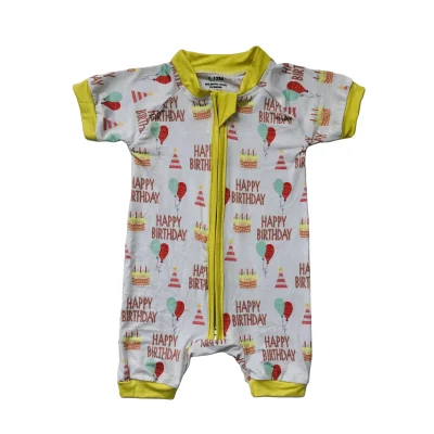Little Girls Mustard Boutique Linen Cotton Jumpsuit Baby Romper