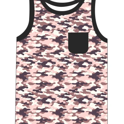 Hot Selling Tank Top OEM Custom Design Kids Bamboo Fiber Workout Gym Custom Print Casual