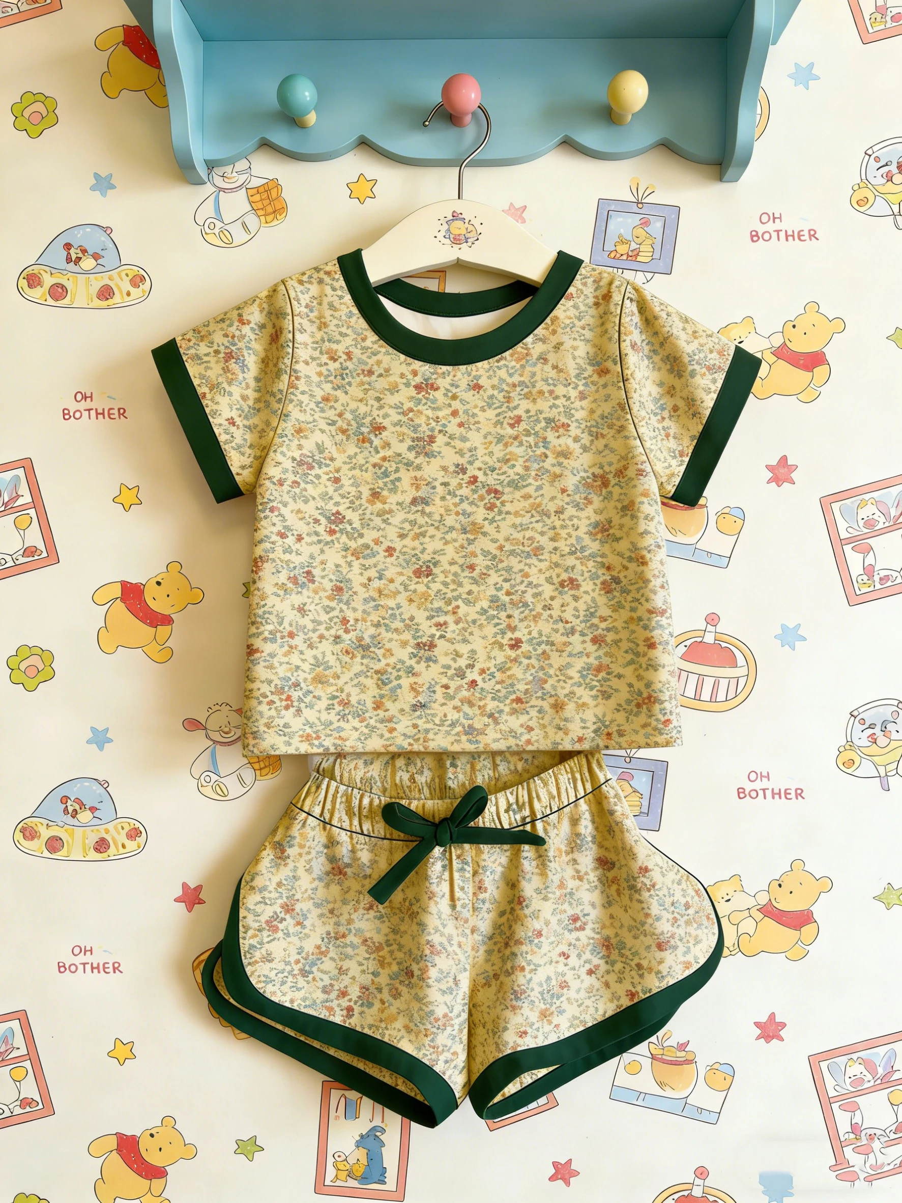 Custom ODM Manufacturer Direct Baby Clothes Bamboo Wholesale Fast Delivery Lounge Set Kids Comfy Two Piece Relax Wear