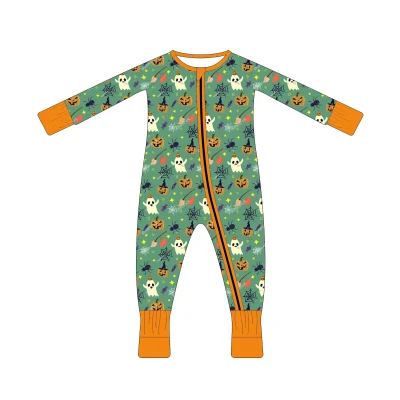 Bamboo Pajamas Halloween Hypoallergenic Bamboo Baby Clothes Perfect for Eczema-Prone Newborns Romper