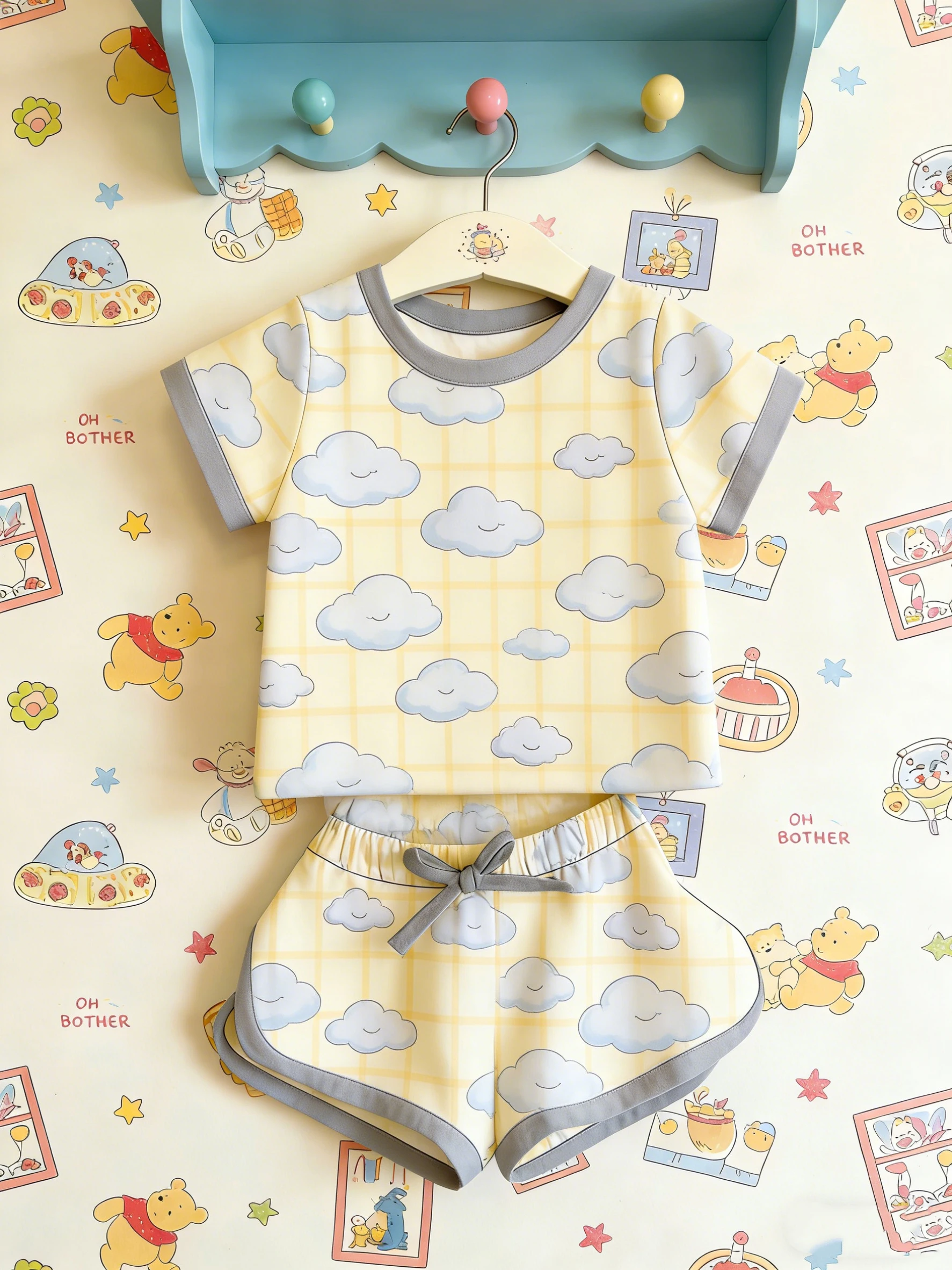 Baby Clothes Two Piece Comfy Relax Wear Loungewear Kids Infant Soft Bamboo Lounge Set ODM Manufacturer Direct Wholesale