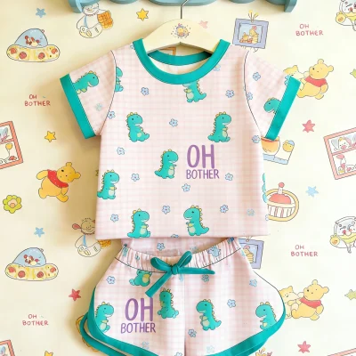 Two Piece Kids Baby Clothes Soft Loungewear Bamboo Lounge Set Comfy Casual Wear Fast Shipping ODM Manufacturer Direct Wholesale