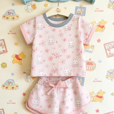 Infant Bamboo Lounge Set Baby Soft Two Piece Casual Wear Kids Comfy Outfit ODM Manufacturer Direct Wholesale Fast Delivery