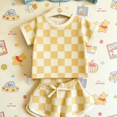 Bamboo Lounge Set Baby Clothes Kids Soft Two Piece Infant Comfy Casual Wear Loungewear ODM Manufacturer Direct Wholesale