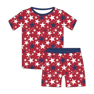 Kids Bamboo Short Set Wholesale Baby Clothes Soft Breathable ODM Manufacturer Direct Fast Shipping