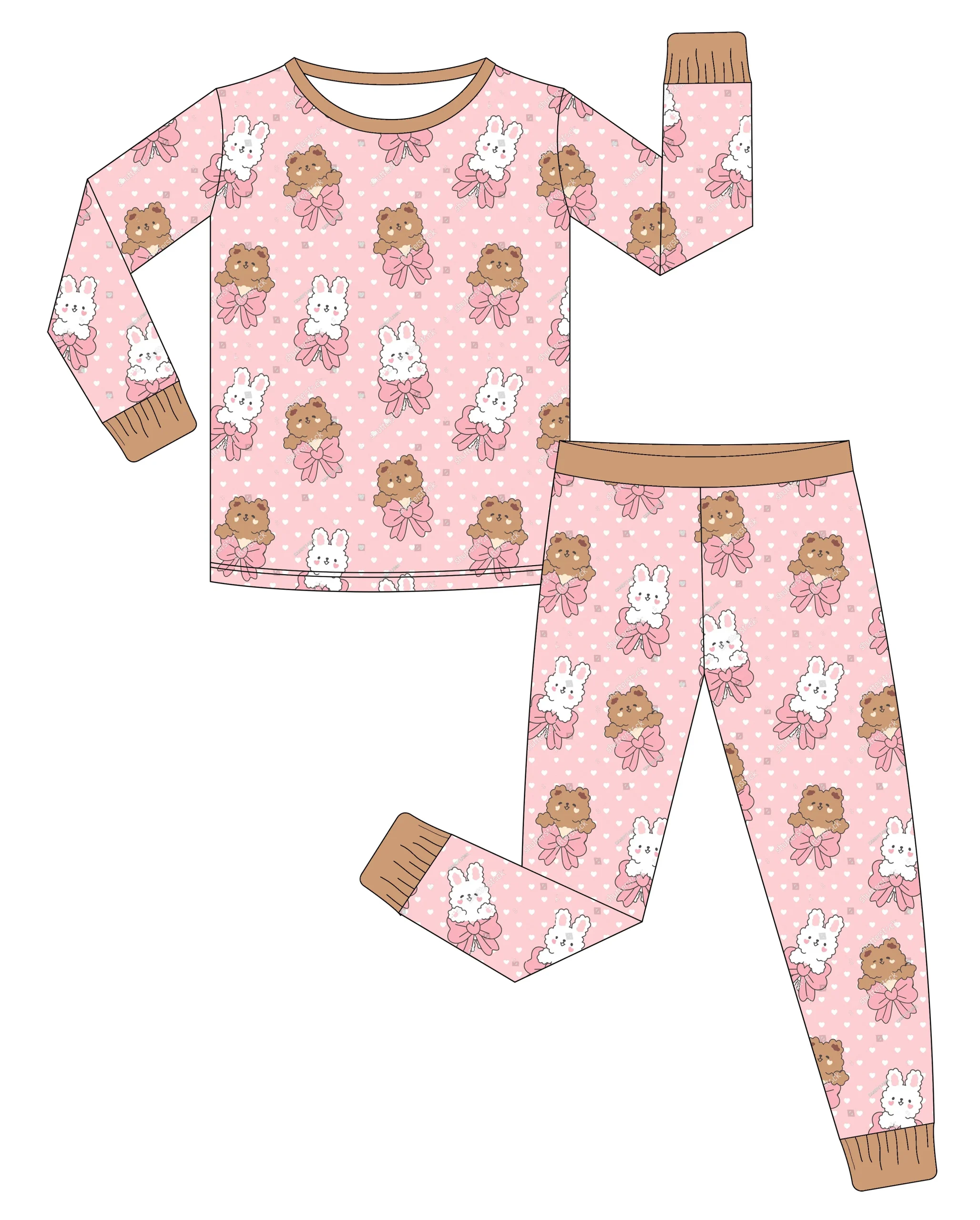 set pajama bamboo factory direct production