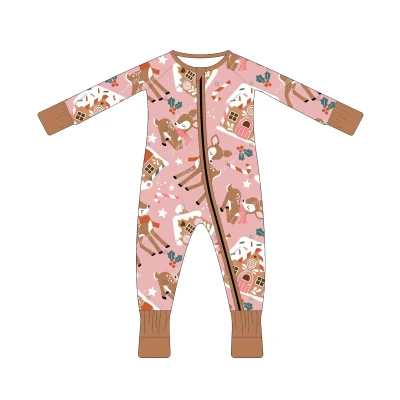 Bamboo Sleepwear Limited Edition - Christmas Elf Romper | Zippy for Newborns