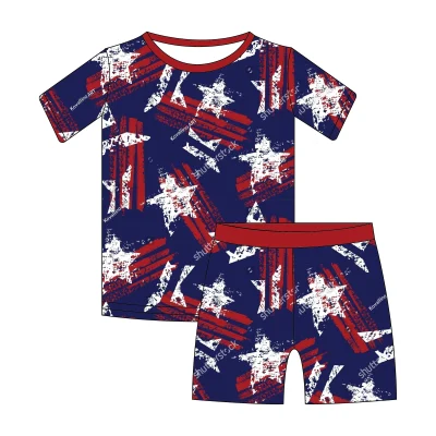 Soft Breathable Bamboo Short Set Kids Baby Clothes ODM Manufacturer Direct Wholesale Fast Delivery