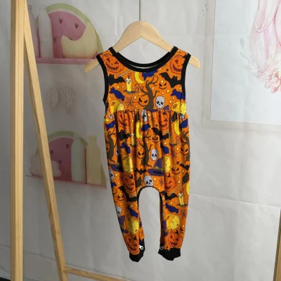RTS Breathable Unisex Baby Pajamas Bamboo Spandex Custom Hot Pattern Summer Short Baby Clothing Sets