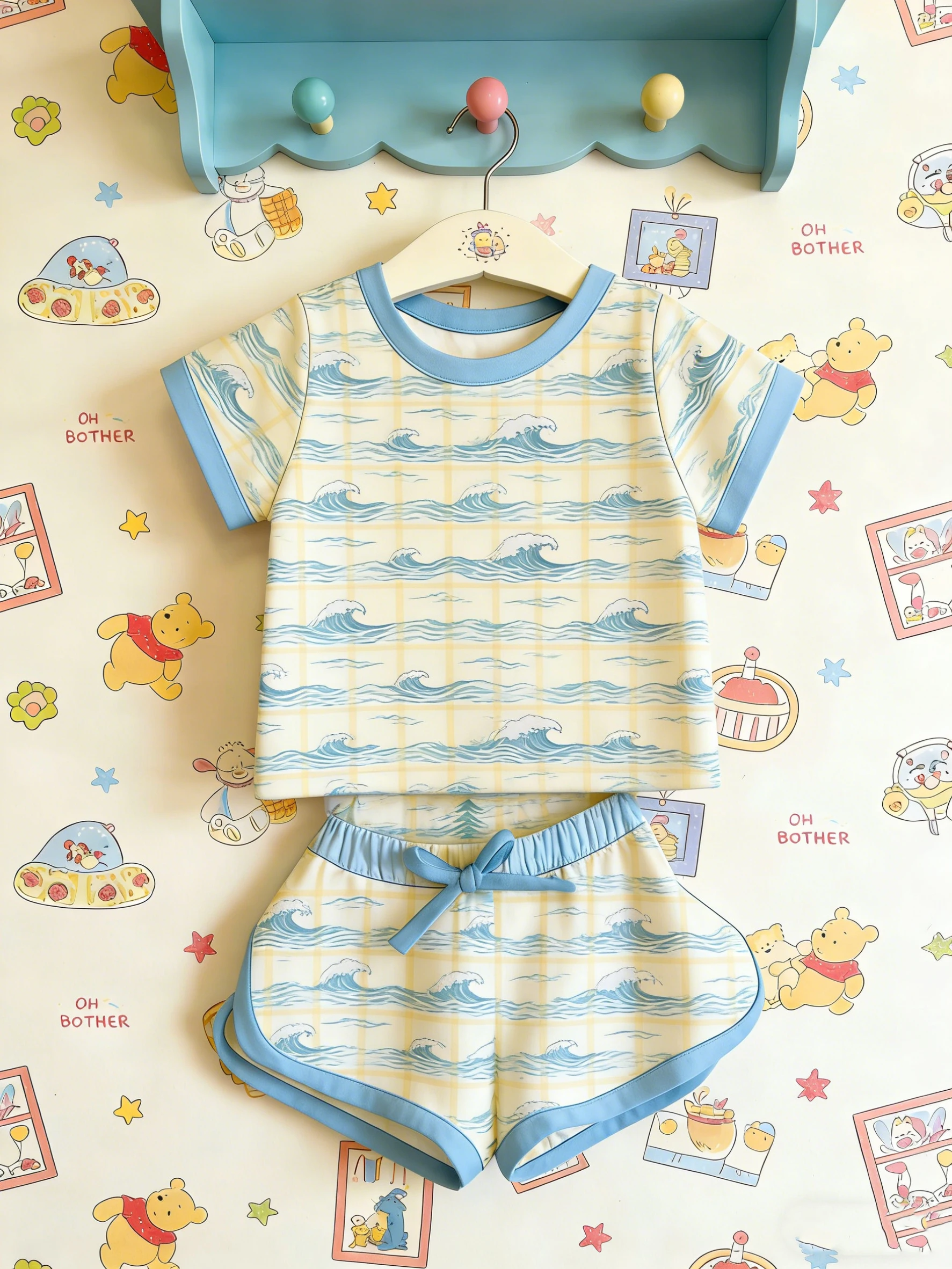Wholesale Fast Shipping Custom Soft Baby Clothes Bamboo Lounge Set Kids Comfy Two Piece Infant Casual Wear Loungewear ODM