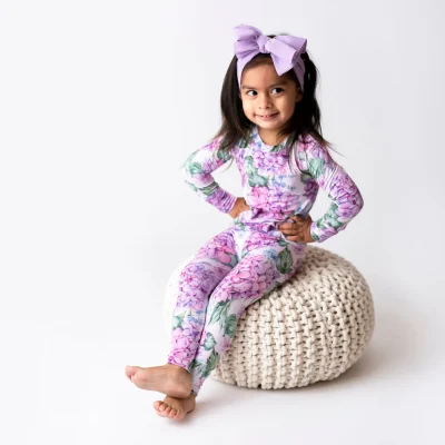 Children's Clothing Sets Western Style Kids Winter and Autumn Clothing Two-Piece Set for Baby Girls