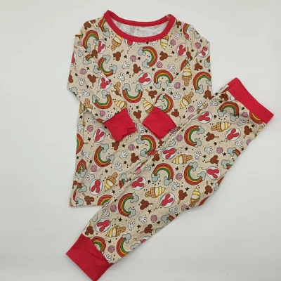 New Style Bamboo Cotton  Baby Pajamas Baby Romper for Kids with Double Zipper
