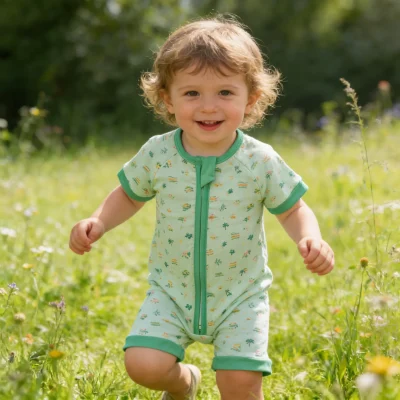 2026 Soft Bamboo Baby Short Romper Breathable Newborn Onesie Cute Infant Jumpsuit Skin-friendly Summer Outfit