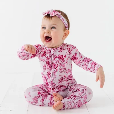 EcoChic Zippy Pajamas - Bamboo Baby Romper for Newborn