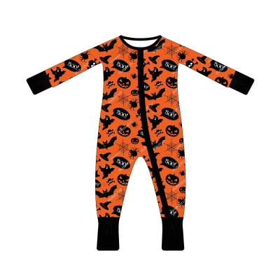 Zippy Baby Halloween Romper Sleepwear - Bamboo Jumpsuit for Toddlers | Pacas De Ropa Kids Pajamas Wholesale