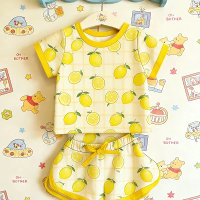 Kids Infant Baby Clothes Bamboo Lounge Set Soft Comfy Loungewear Direct Wholesale Premium Fast Delivery ODM Manufacturer