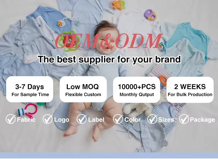Kids Baby Clothes Bamboo Lounge Set Infant Soft Two Piece Casual Wear Comfy ODM Direct Wholesale Premium Fast Shipping - Image 2